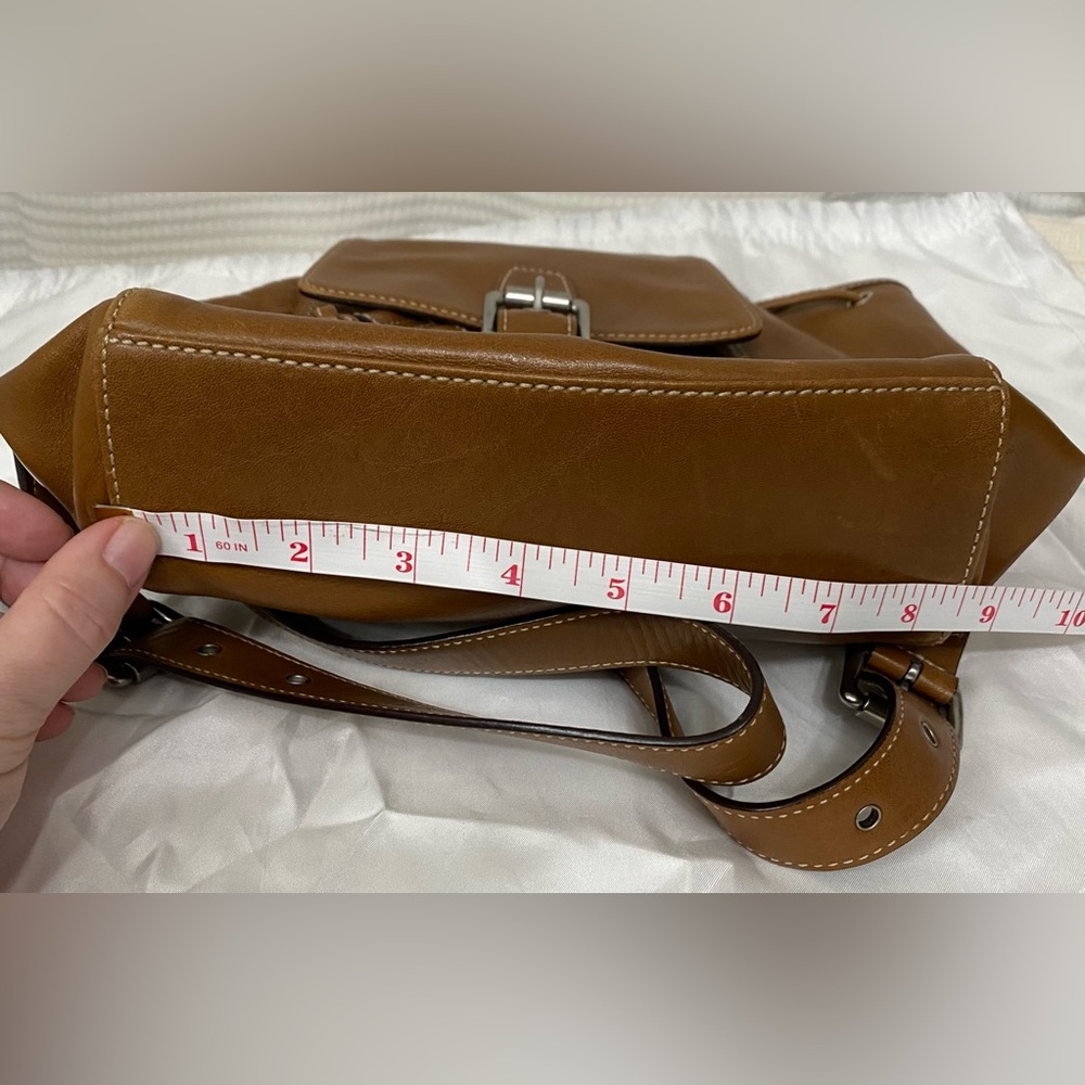 Coach Legacy Drawstring Backpack Light Brown 9569 - image 6